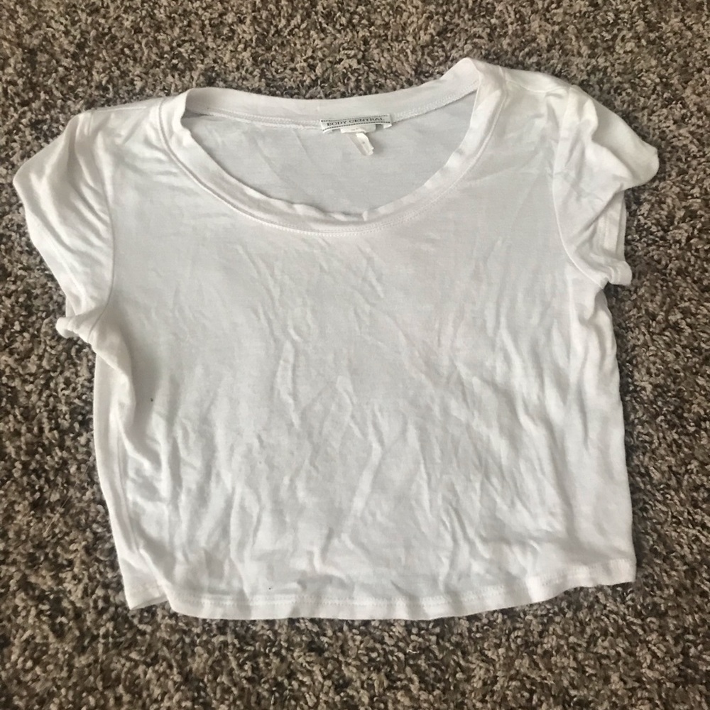 White Crop Top